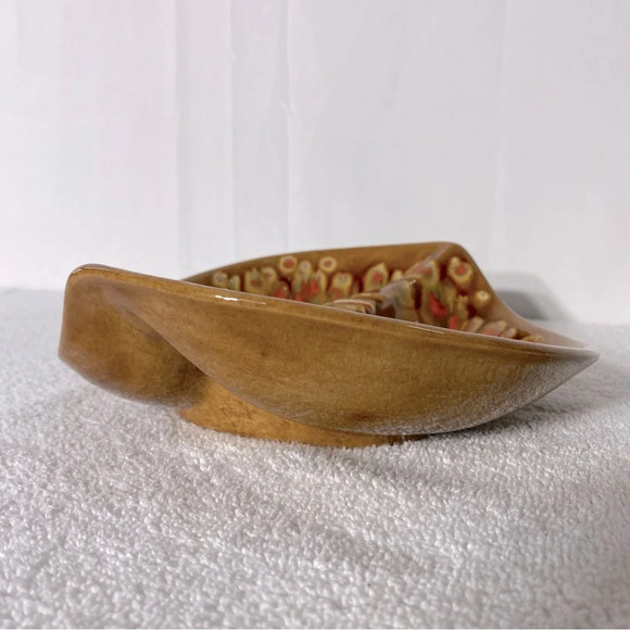 Vintage 1972 MSevrens Canada MCM  Ceramic Pottery Art Ashtray Trinket Dish - Picture 5 of 15